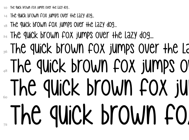 Mf Hey Pretty Girl font waterfall